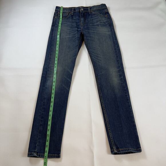 Levi’s 510 Skinny Jeans Men 32x30 Distressed Medium Wash Stretch Denim Pants - Picture 9 of 9